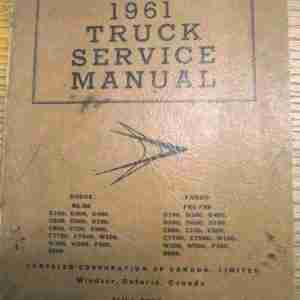 1961 Truck Service Manual