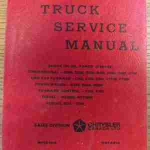 1963-64 Truck Service Manual