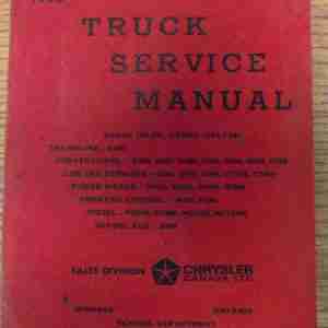 1965 Truck Service Manual