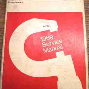 1969 Polara & Monaco Service Manual